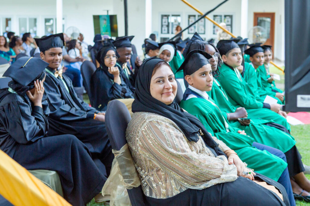 Stepping Stones Graduation 2026 - Students and Supervisor seated